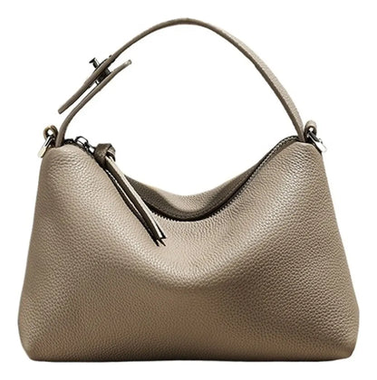 Genuine Leather Portable Shoulder Bag Fashion Casual Messenger Tote Bag