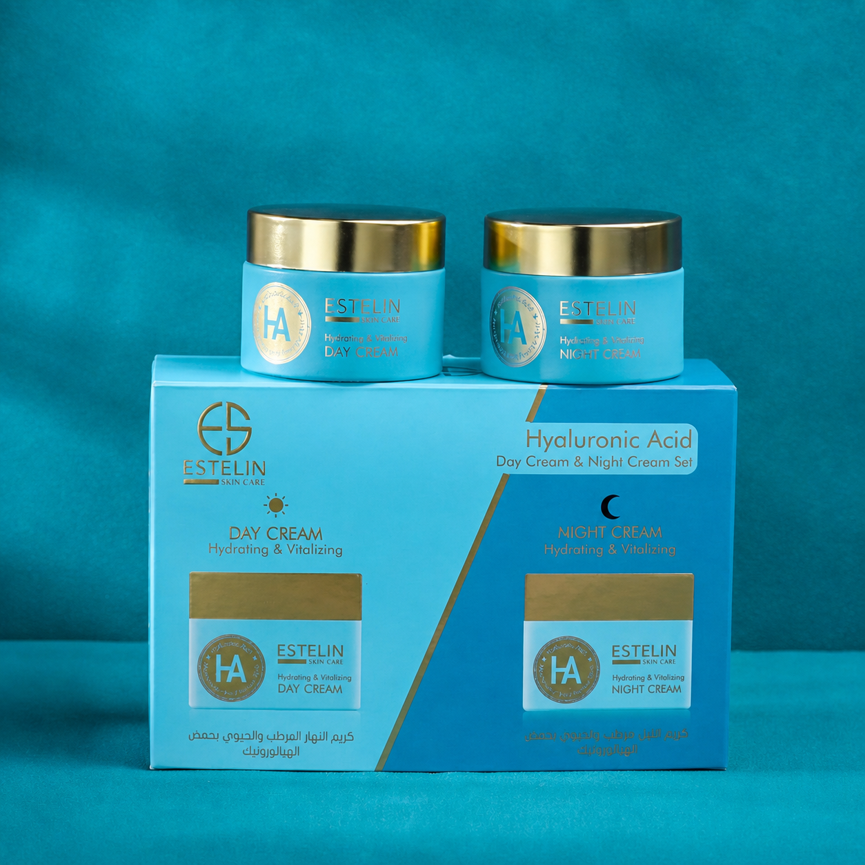 Estelin Hyaluronic Acid Day Cream & Night Cream