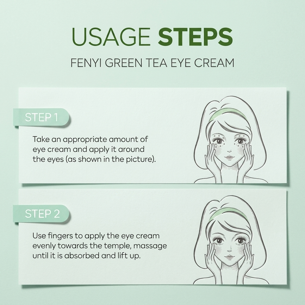 Green Tea Eye Cream Anti-Wrinkle Skin Care Korean Cosmetics