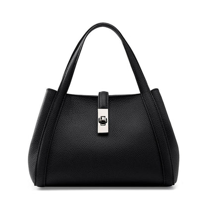 Fashionable Korean-style Large-capacity Leather Handbag