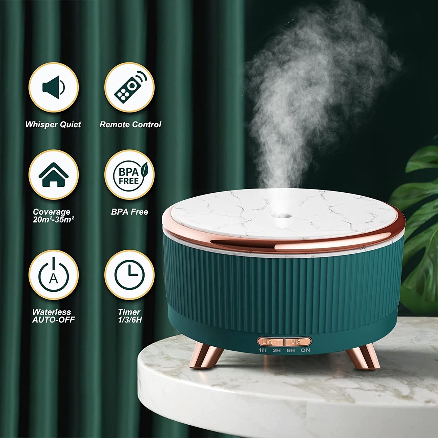 Fashion Electric Oil Humidifier 500ml Perfume