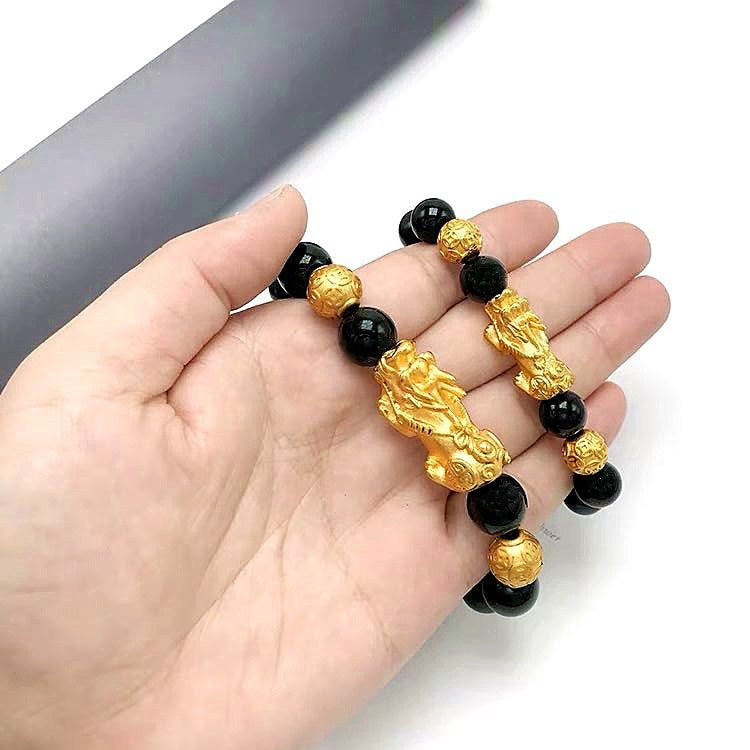 Black Obsidian Pixiu Bracelet