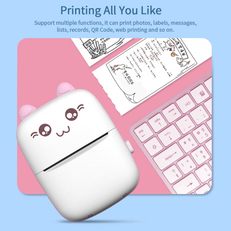 Portable Mini Pocket Printer BT Thermal Printer