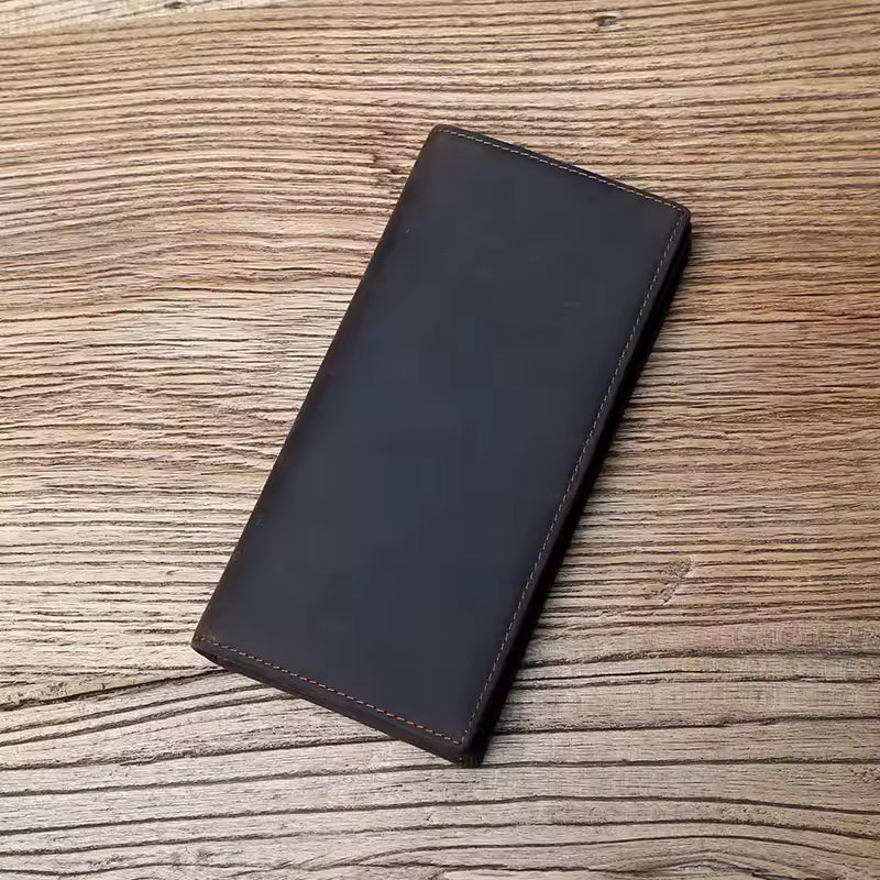 Pure First Layer Cowhide Retro Wallet