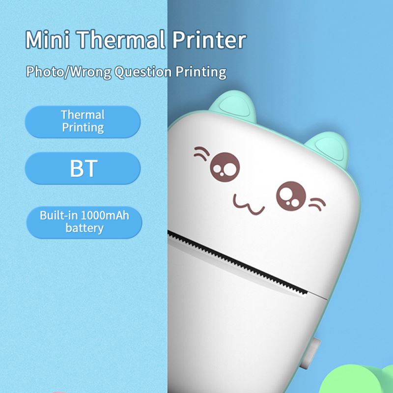 Portable Mini Pocket Printer BT Thermal Printer