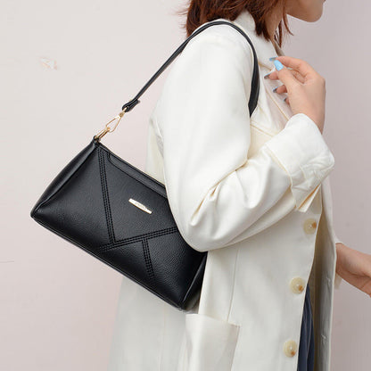 Texture Soft Leather Crossbody Bag Fashion Lady