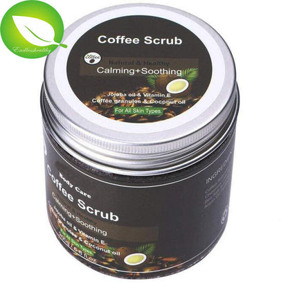Coconut Oil Coffee Scrub Exfoliating Deep Cleansing Granules