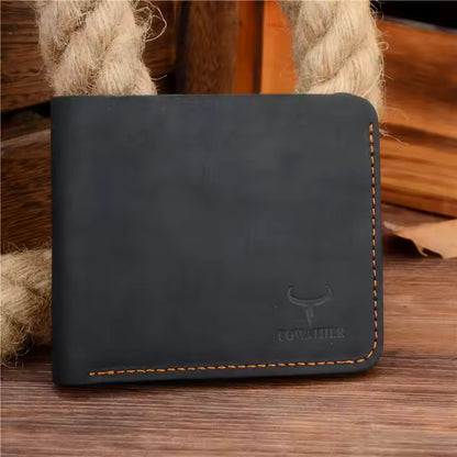 Business Fashion Men Retro Short Wallet