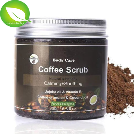 Coconut Oil Coffee Scrub Exfoliating Deep Cleansing Granules