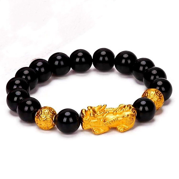 Black Obsidian Pixiu Bracelet