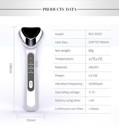 Electric Ultrasonic Facial Beauty Device