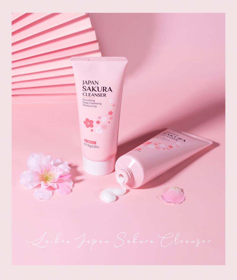 LAIKOU Organic Japan Sakura Facial Cleanser