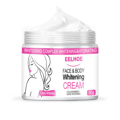 Face & Body Whitening Cream Collagen & Milk Quick Whitening