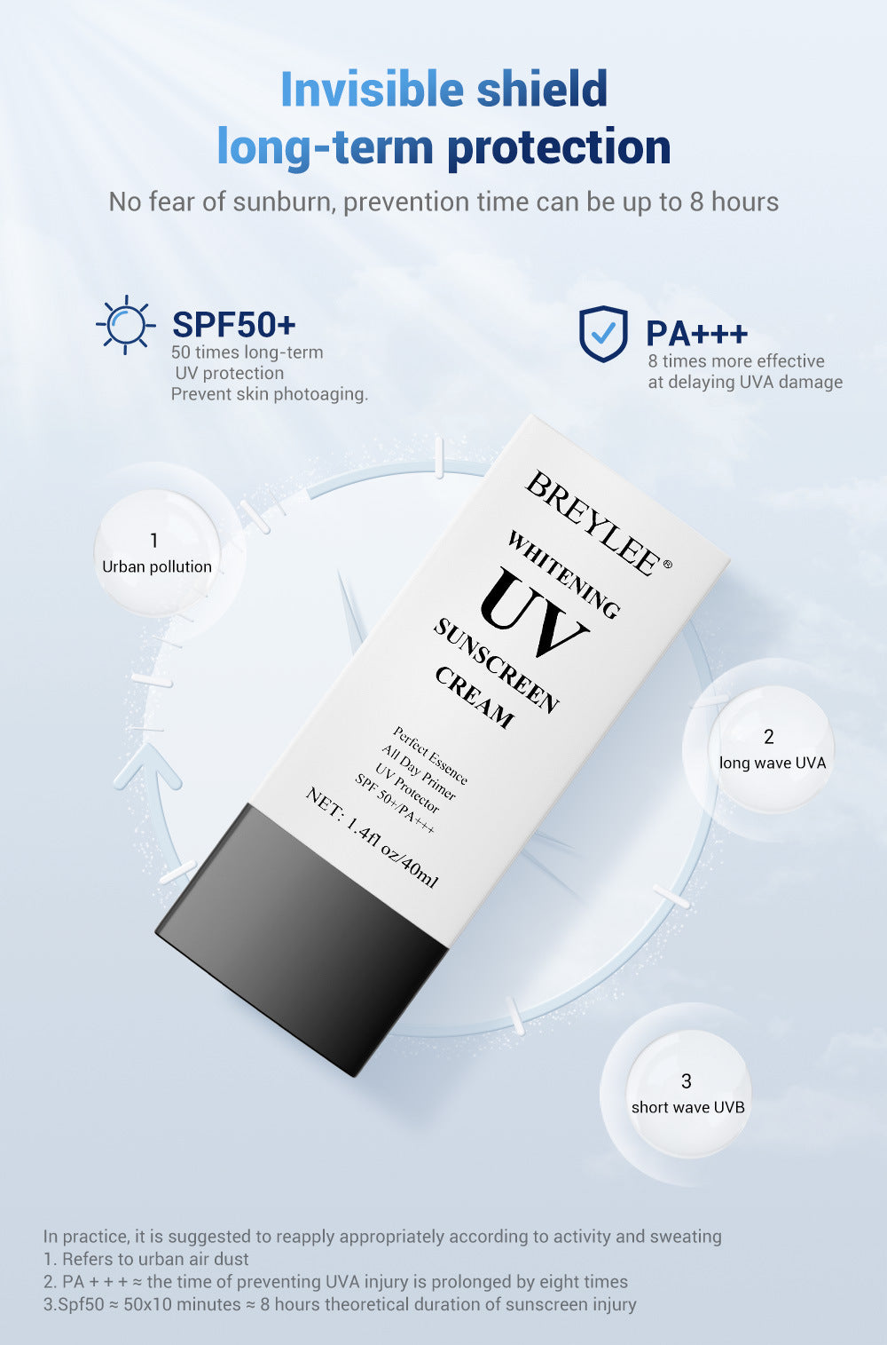 Breylee Whitening UV Sunscreen Cream