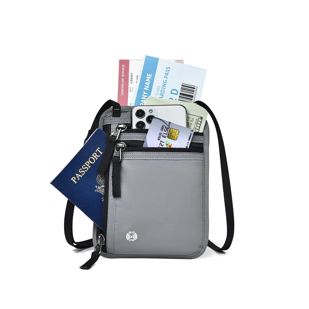 Multi-functional Credentials Travel Passport Bag Abroad