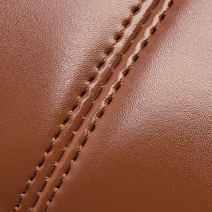 Women's Leather Vachette Clasp Portable Shoulder Bag