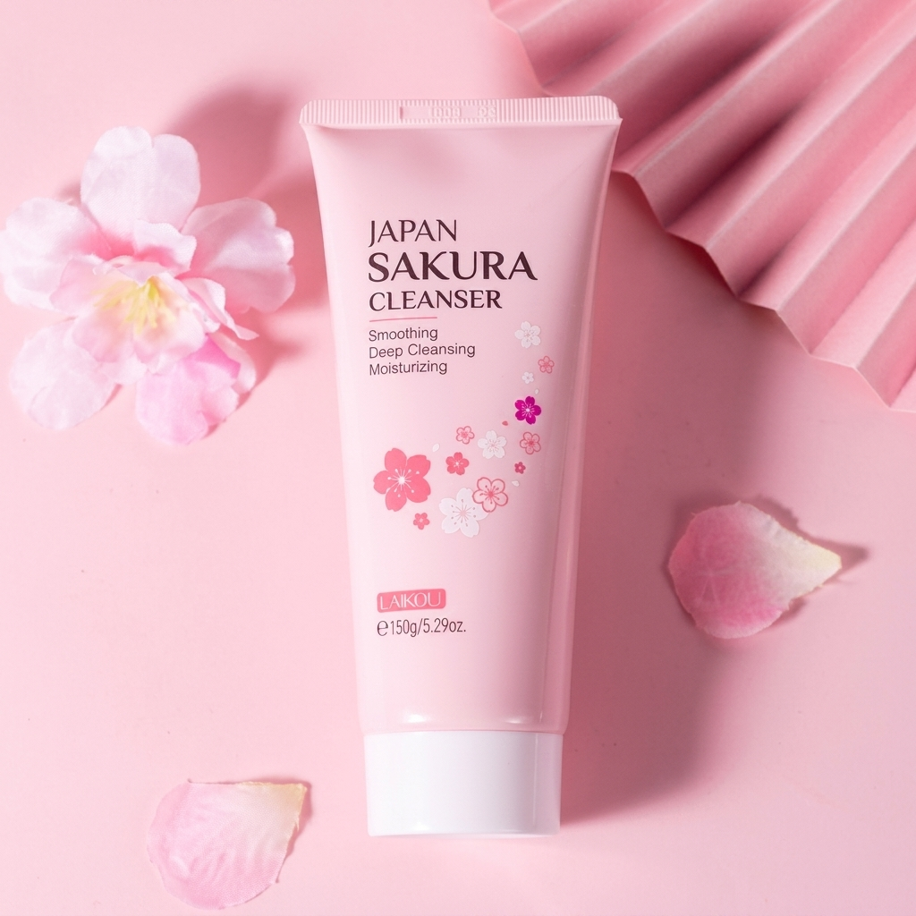 LAIKOU Organic Japan Sakura Facial Cleanser