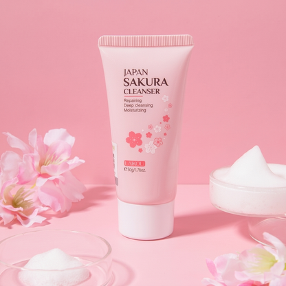 LAIKOU Organic Japan Sakura Facial Cleanser