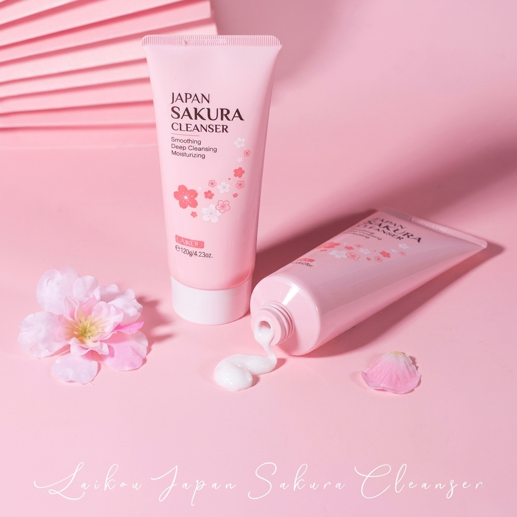 LAIKOU Organic Japan Sakura Facial Cleanser