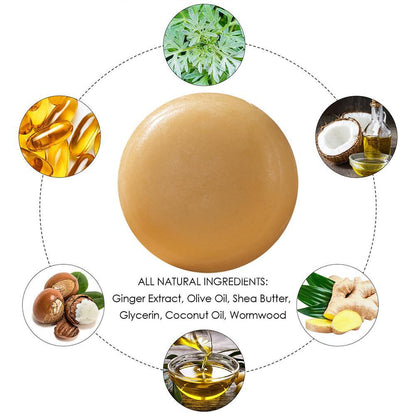 Ginger Pure Handmade Essential Oil Soap For Face Wash And Bath