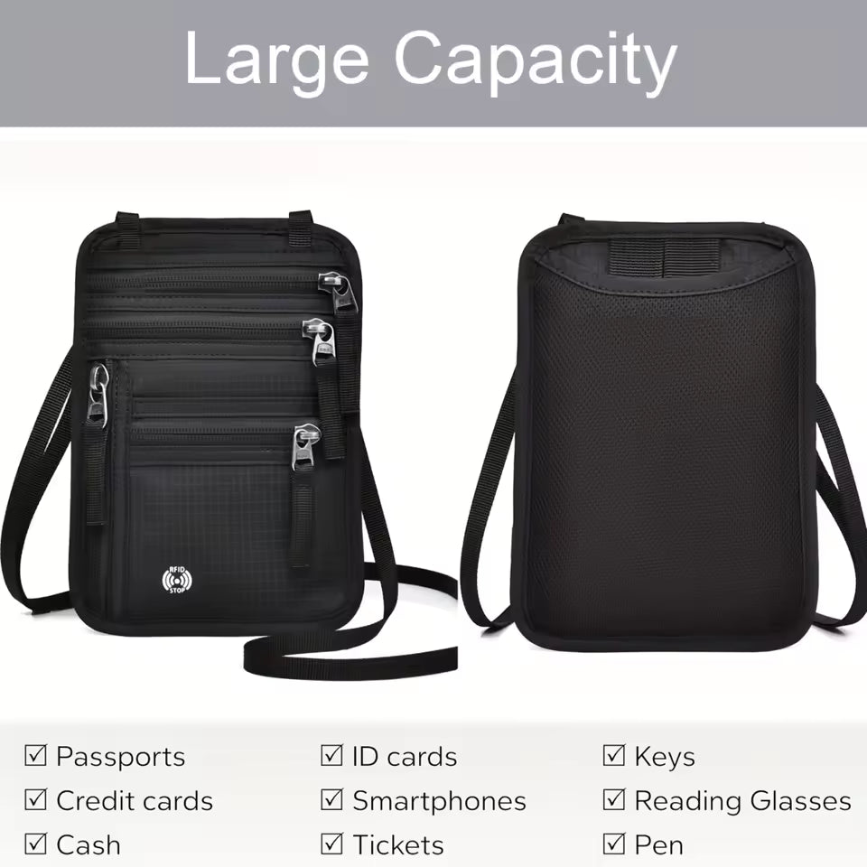 Multi-functional Credentials Travel Passport Bag Abroad