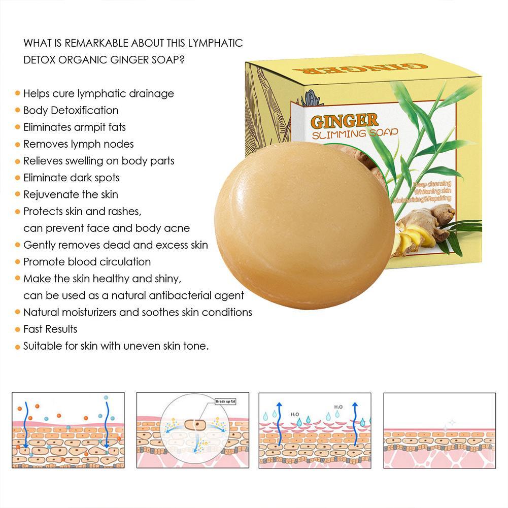 Ginger Pure Handmade Essential Oil Soap For Face Wash And Bath