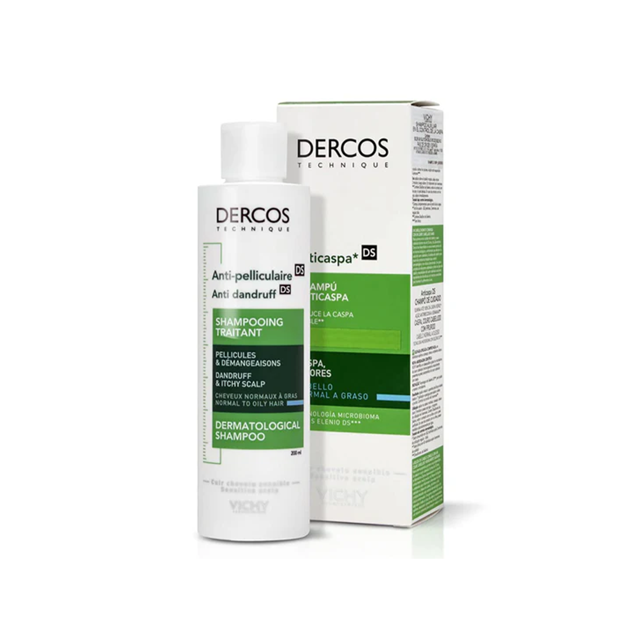 Dercos Technique Anti-Dandruff Treatment Shampoo For Oily Skin