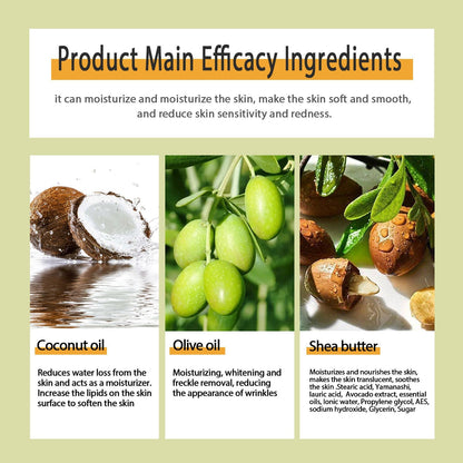 African Black Soap Deep Cleansing Body Anti-Mite Moisturizing