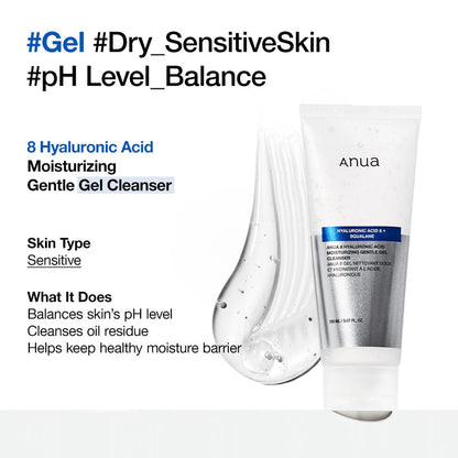 Anua - 8 Hyaluronic Acid Cleanser (Original)