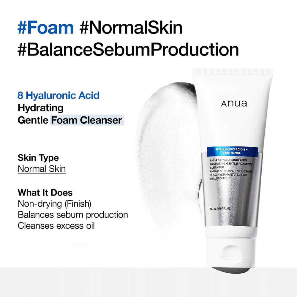 Anua - 8 Hyaluronic Acid Cleanser (Original)