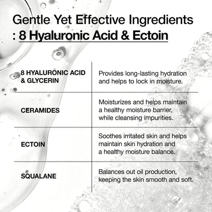 Anua - 8 Hyaluronic Acid Cleanser (Original)