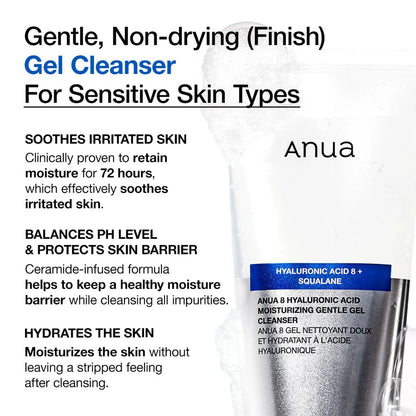 Anua - 8 Hyaluronic Acid Cleanser (Original)