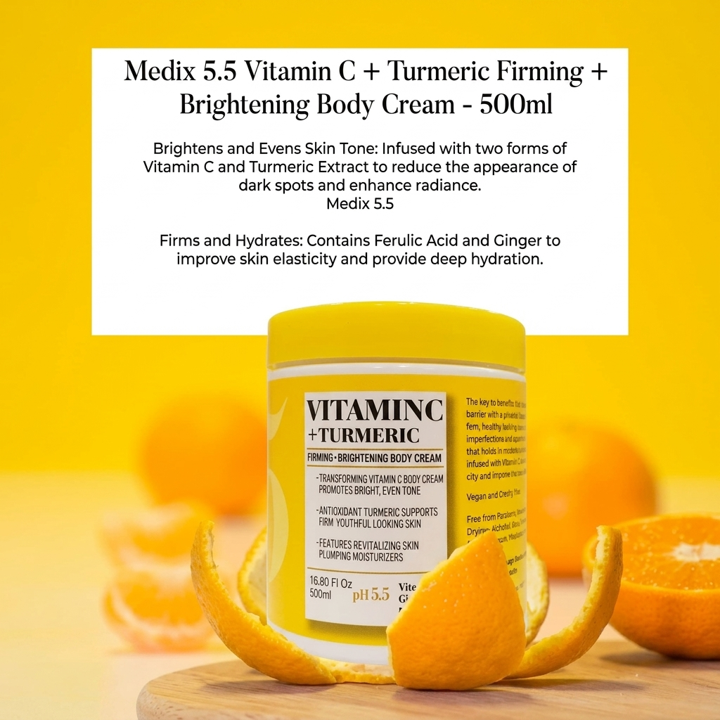 Medix 5.5 Vitamin C + Turmeric - Body Cream