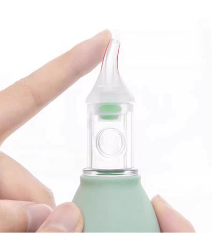 Infant Silicone Nasal Aspirator Pump Type Neonatal Cold Nasal Mucus Cleaner