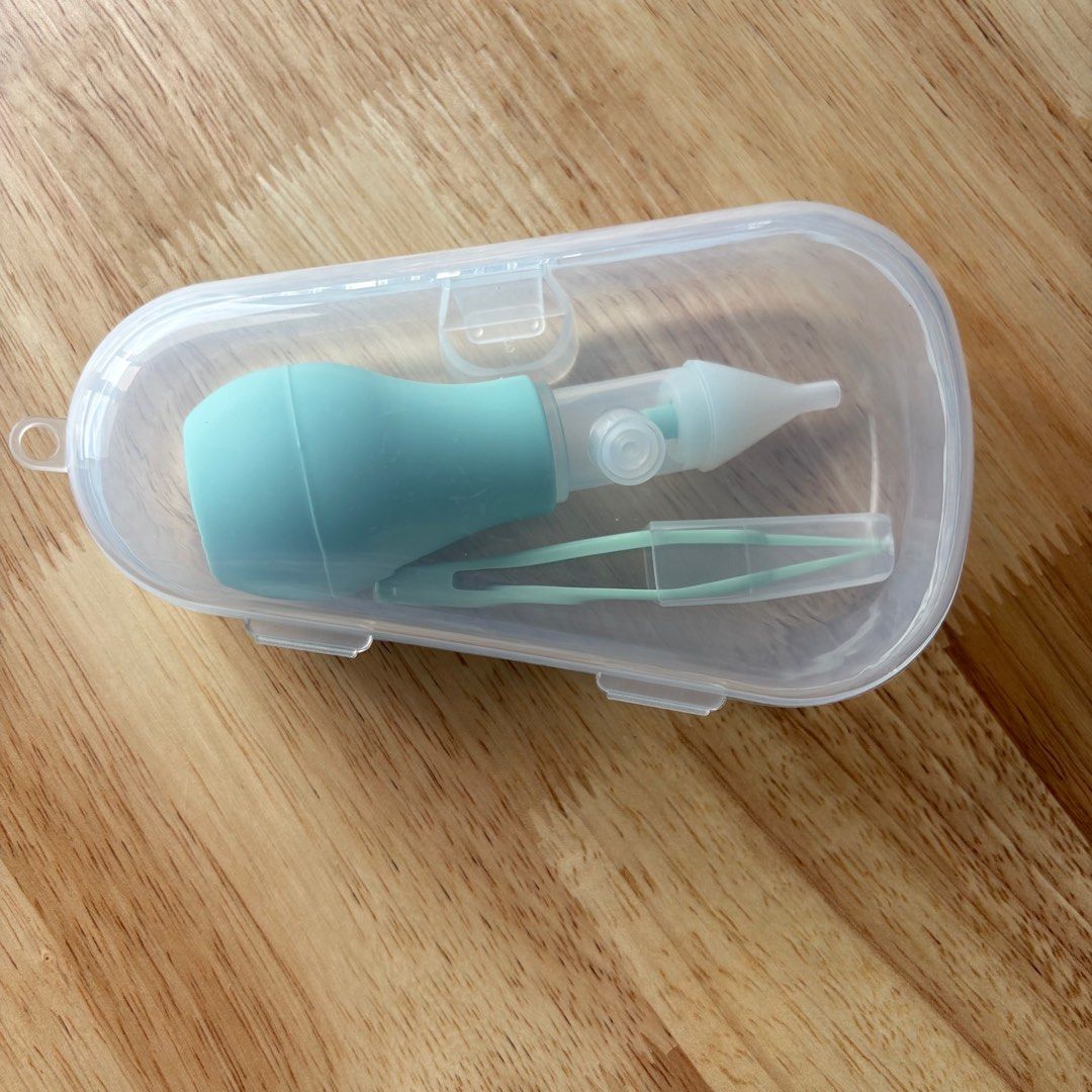 Infant Silicone Nasal Aspirator Pump Type Neonatal Cold Nasal Mucus Cleaner