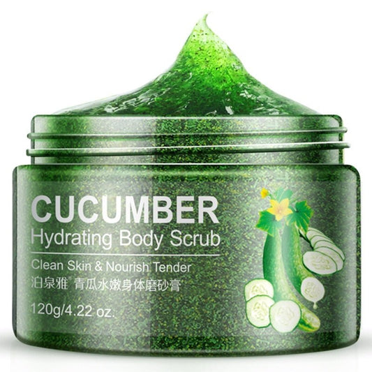Almond & Cucumber Bright Skin and Body Moisturizing Scrub