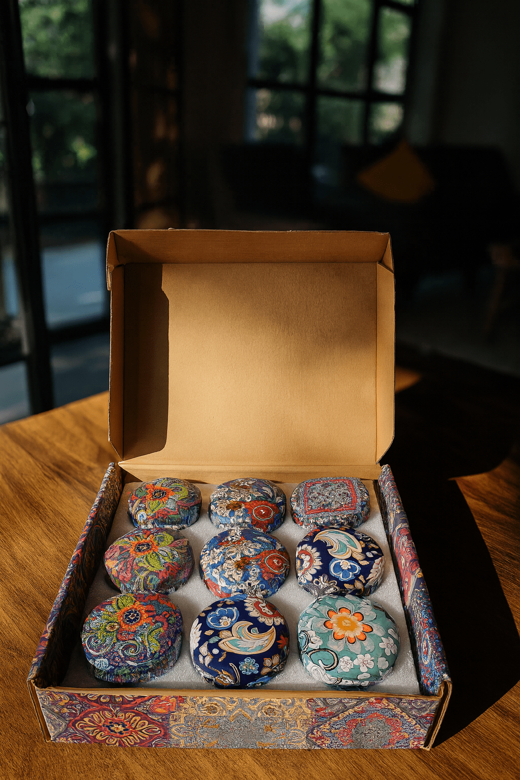 Decorative Scented Tin Candle Gift Set