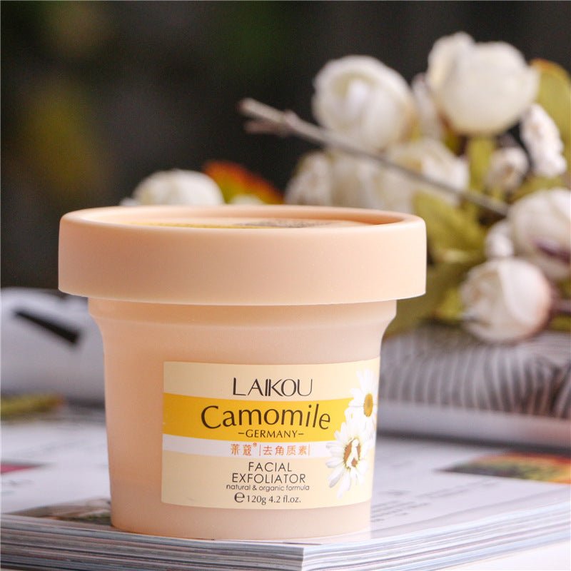 LAIKOU Deep Cleansing Facial Scrub with Camomile Extract - Natural Organic Exfoliating Cream