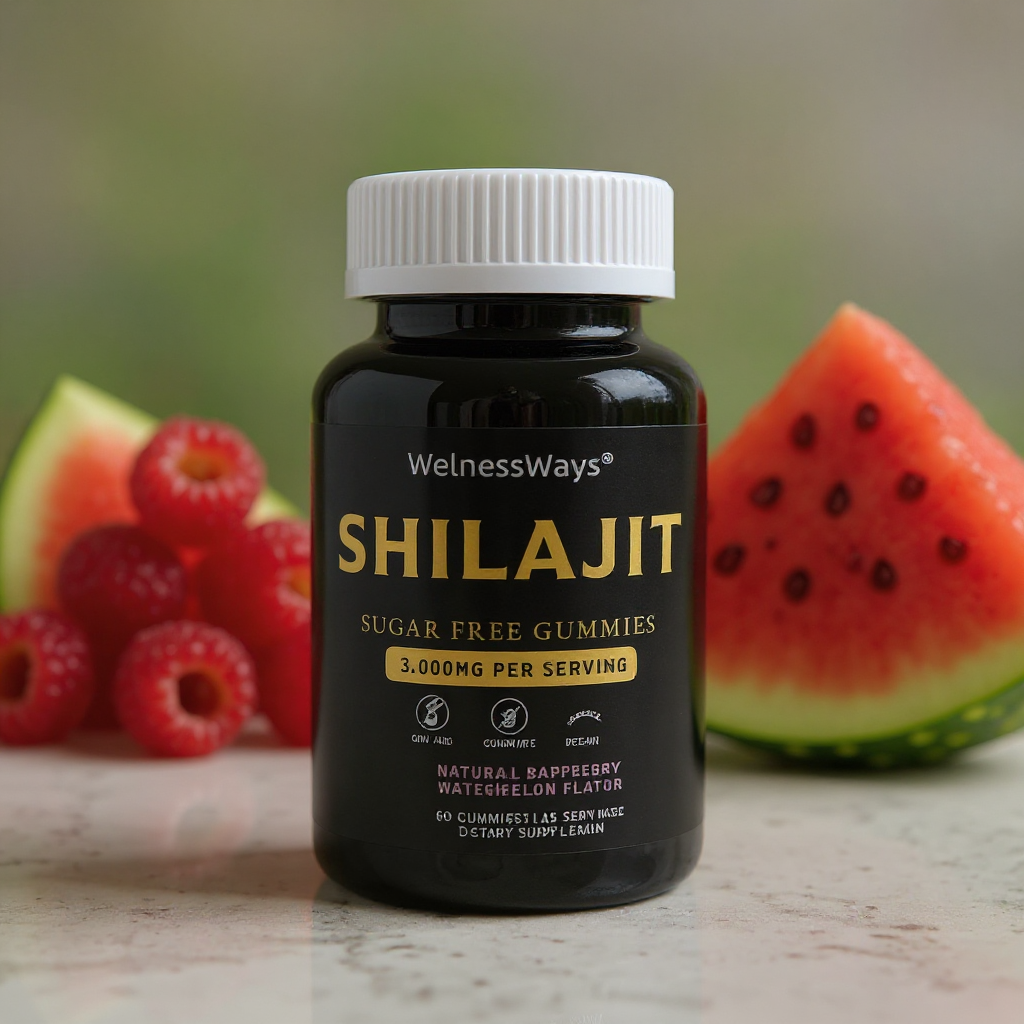 WellnessWays - Shilajit Sugar-Free Gummies (Original)