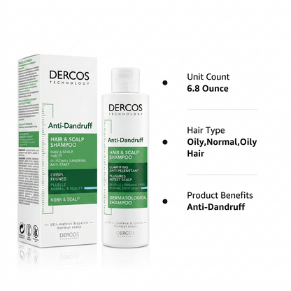 Dercos Technique Anti-Dandruff Treatment Shampoo For Oily Skin