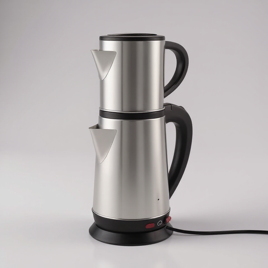 غلاية من الفولاذ المقاوم للصدأ ذات طبقتين