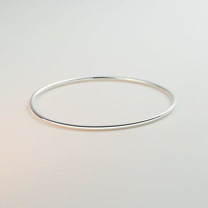 Handmade Sterling Silver Glossy Silver Bracelet Aperture