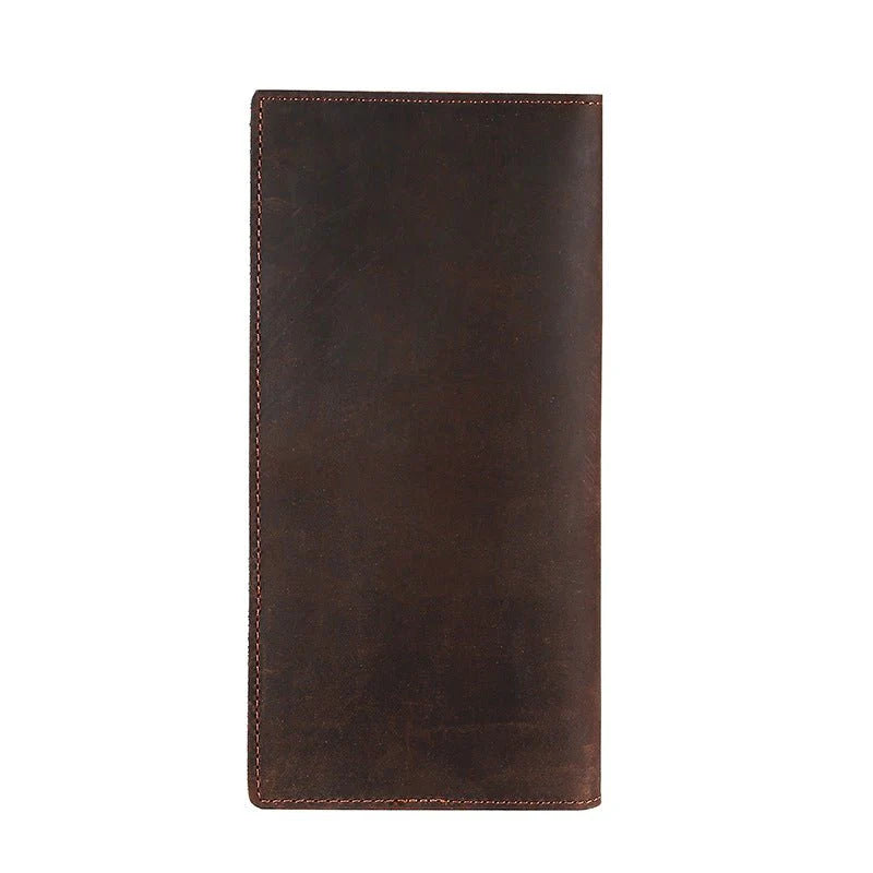 Horse Long Wallet Genuine Leather Hand-held Men's Card Holder