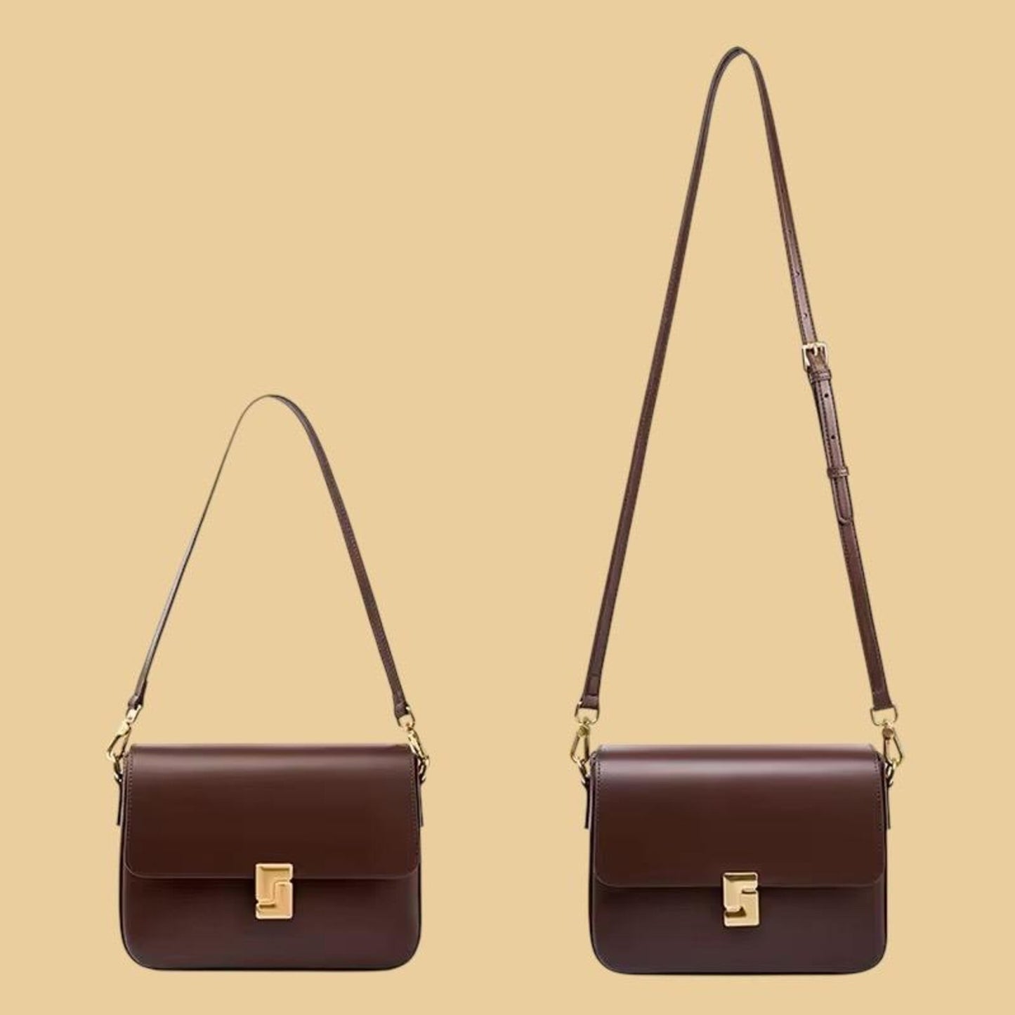 Shoulder Messenger Bag Versatile Retro Underarm