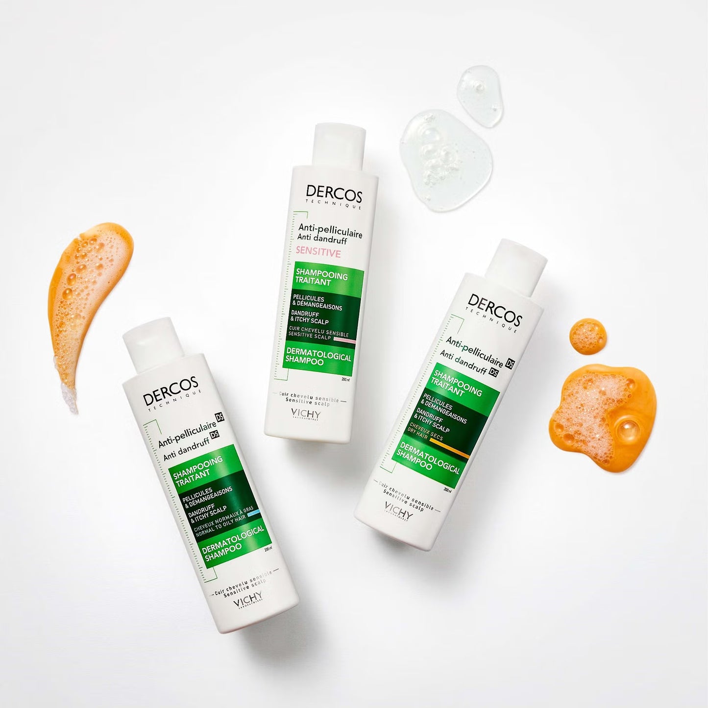 Dercos Technique Sensitive Treatment Shampoo (Original)