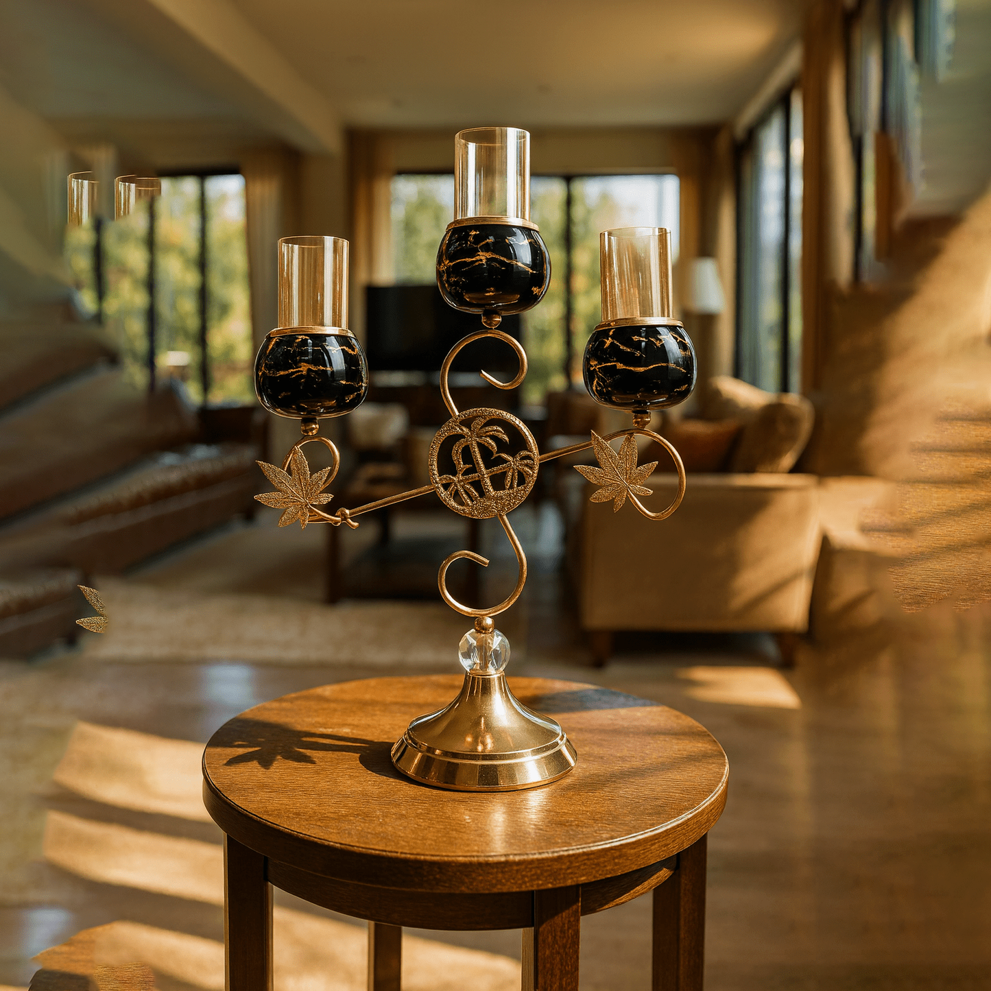 Luxury 3-Head Candle Holder