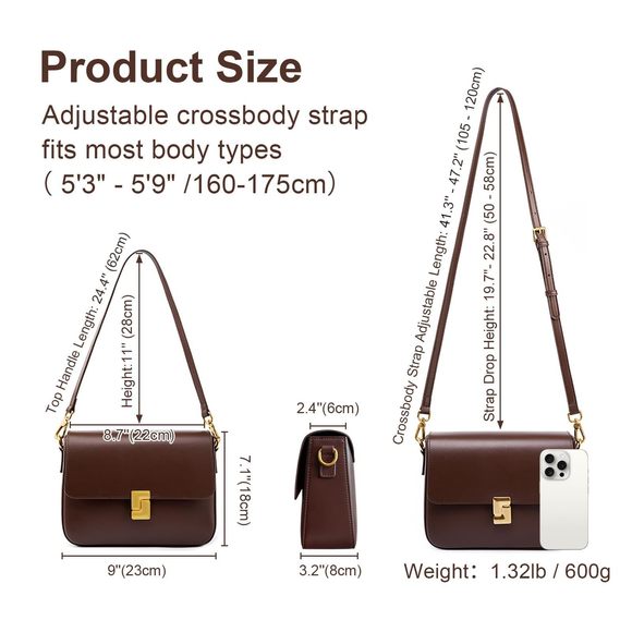 Structured Crossbody Handbag