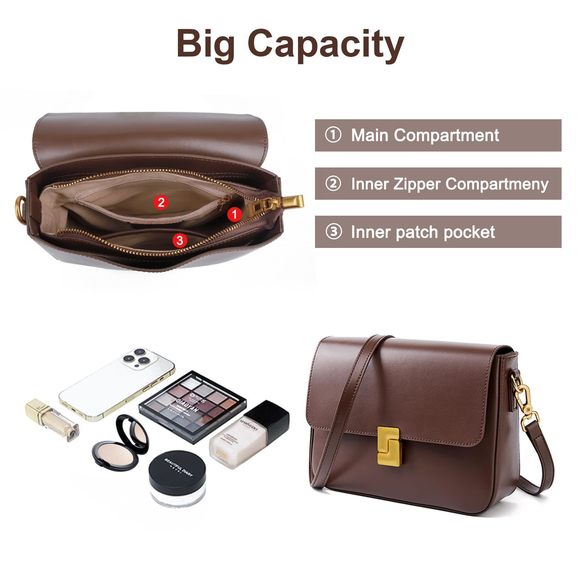 Structured Crossbody Handbag