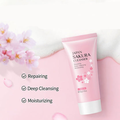 LAIKOU Organic Japan Sakura Facial Cleanser