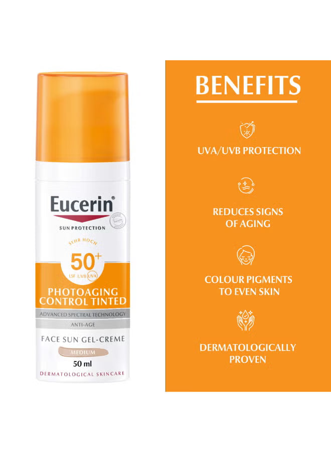 Eucerin Sun Face Photoaging Control Tinted Light SPF 50+